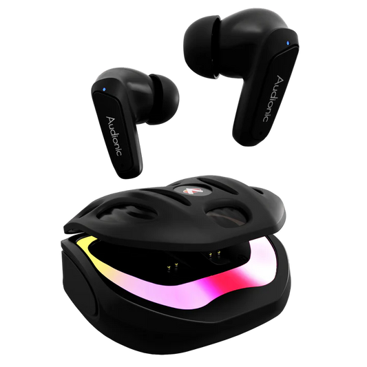 Audionic BattleBuds Pro Gaming Earbuds – 40ms Low Latency, RGB, 35Hr Battery