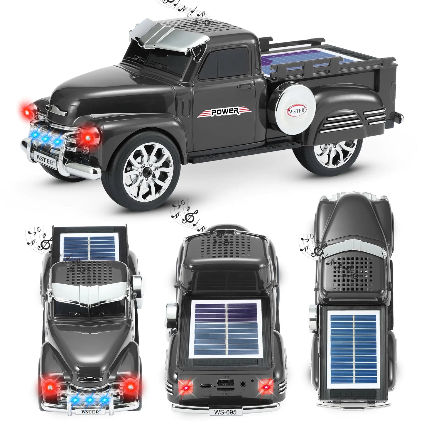 WS-695 Bluetooth Speaker – Vintage Truck Design